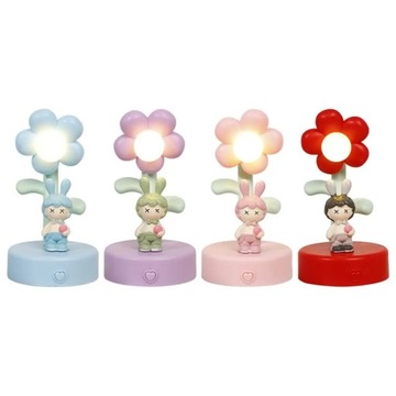 Gift Children'S Reading Little Rabbit Sun Flower Eye Protection Lamp Night