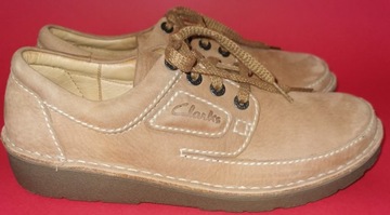 CLARKS AIR ACTIVE HAND MADE SKÓRA MOCNE SOLIDNE BUTY EUR/43 JAK NOWE