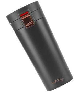 VIALLI ТЕРМОВАКУУМНАЯ КРУЖКА КОФЕ ЧАЙ FUORI BLACK ROSE GOLD 400