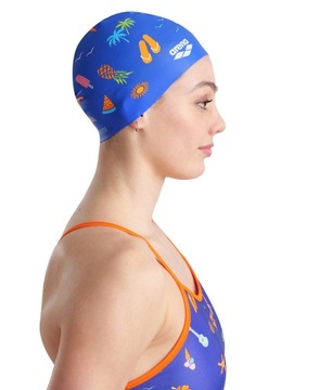 Шапочка для плавания Arena Print 2 BEACH VIBES