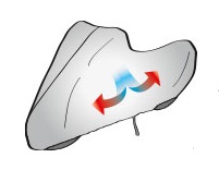 ВОДОНЕПРОНИЦАЕМЫЙ ВЕЛОСИПЕДНЫЙ ЧЕХОЛ ПРЕМИУМ XL