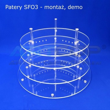 МЕГА тарелка из оргстекла для банкетного печенья,тортов