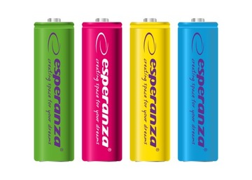 AKUMULATORKI R6 AA 2000MAH 4SZT. MIX KOLORÓW