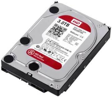 WD RED 3TB 5.4K 64MB SATA III 3.5'' WD30EFRX NASware 2.0