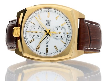 ZEGAREK MĘSKI G. GERLACH CWS T-1 WHITE GOLD