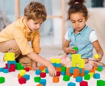 Магнитные развивающие конструкторы, большой набор кубиков для детей