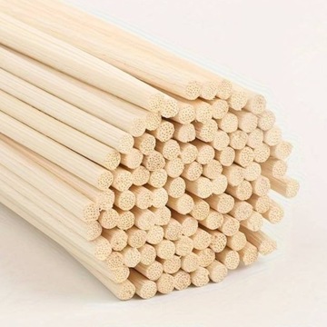 PATYCZKI RATTANOWE DO DYFUZORÓW ZAPACHOWYCH NATURALNE 25cm/ 3mm 100szt