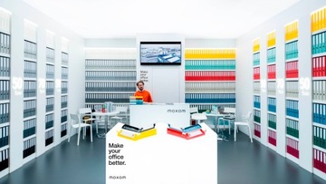 Папка-переплет MOXOM NEWBINDER 35 ММ А4 БИРЮЗОВЫЙ