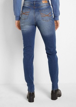 L99555 A17 DŻINSY STRETCH SKINNY 40