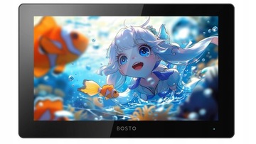 Профессиональный графический планшет BOSTO BT-16UHD с пером 16384 st, 15,6 дюйма, 4K