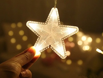 Светодиодный рождественский занавес конус холодного белого цвета НОВИНКА