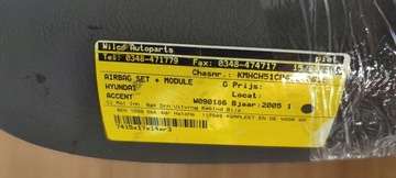 HYUNDAI ACCENT 2 II ULOŽENÍ SPOLUJEZDCE AIRBAG EURO
