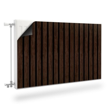 Mata MAGNETYCZNA Kaloryfera Lamele Deski 3D 80x60