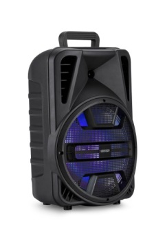 МОЩНАЯ СЦЕНИЧНАЯ КОЛОНКА ПОРТАТИВНЫЙ ДИНАМИК BLUETOOTH БЕСПРОВОДНЫЕ МИКРОФОНЫ