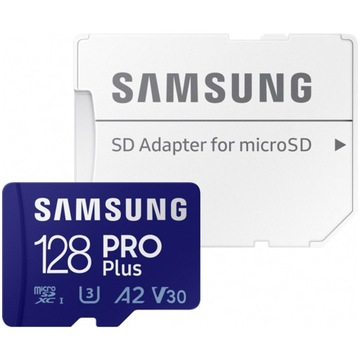 SAMSUNG PRO 128 ГБ micro SDXC UHS-3 V30 160/120 МБ