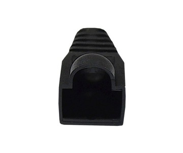 OSŁONKA OSŁONA GUMOWA ODGIĘTKA DO WTYKU RJ45 10szt CZARNE