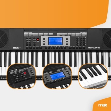 Клавиатура 61 клавиши батарея клавиатура Rhapsody61 Max для обучения