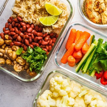 Контейнер для хранения продуктов из термостойкого стекла с крышкой, 3 шт.