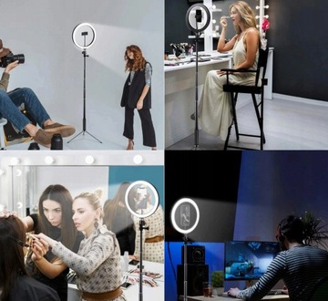 СВЕТОДИОДНАЯ КОЛЬЦЕВАЯ ЛАМПА ДЛЯ МАКИЯЖА ШТАТИВ ДЛЯ СЕЛФИ