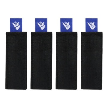 4 szt. Pasek na szpulę wędkarską Nylon Łatwy do demontażu 4,5 x 2,5 cm