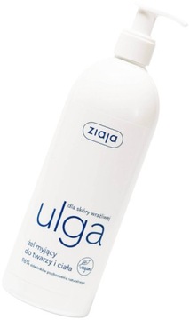 ZIAJA Ulga żel myjący do twarzy i ciała 400 ml