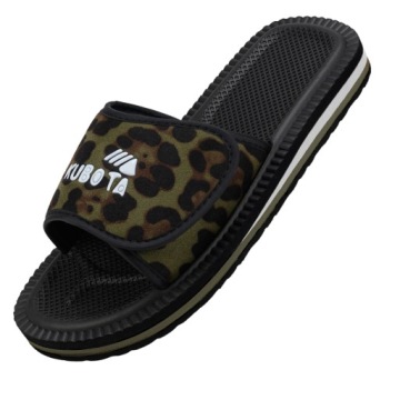 ЖЕНСКИЕ ШЛЕПАНЦЫ ДОМАШНИЕ 39 ТЕМНО-ЗЕЛЕНЫЕ KUBOTA ЛИПУЧКА ЛЕОПАРД ПЕНА 39