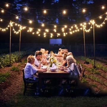 СОЛНЕЧНЫЕ ГИРЛЯНДЫ САДОВЫЕ ФОНАРИ ЦЕПНЫЕ СВЕТИЛЬНИКИ 25x СВЕТОДИОДНЫЕ ЛАМПОЧКИ С ДИСТАНЦИОННЫМ УПРАВЛЕНИЕМ