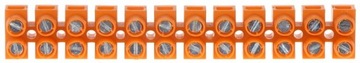 ZŁĄCZKA ZACISKOWA 2.5 MM TWARDA POMARAŃCZOWA