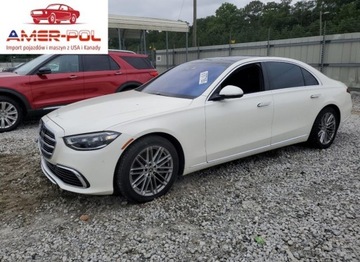 Mercedes Klasa S W223/V223 2021 Mercedes-Benz Klasa S 580 4Matic 2021 4.0l 4.0 Benzyna 496KM