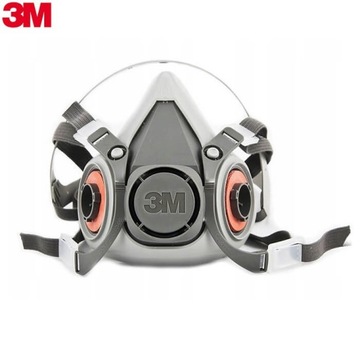 6300 6200 Маска 3 м. Половина маска + фильтры 6055 + 5911 3M + крышки 501 Установка 3M