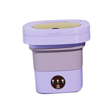 Mini pralka Przenośna pralka w kolorze różowym