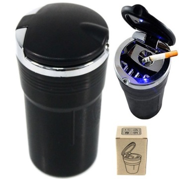 POPIELNICZKA SAMOCHODOWA Podświetlana CHROM
