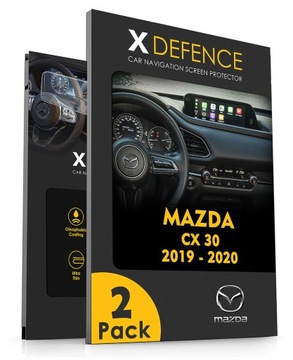 2w1 SZKŁO OCHRONNE NA NAWIGACJĘ EKRAN DO MAZDA CX 30 2019-2020
