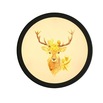 lampa do malowania ścian salon Deer Head