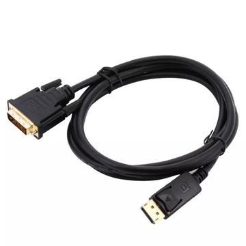 КАБЕЛЬ-ПРЕОБРАЗОВАТЕЛЬ DISPLAYPORT DP – DVI FULLHD, 1,8 М