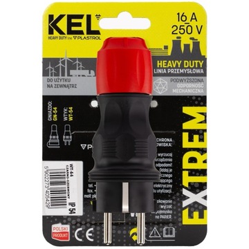 EXTREM IP54 прямой съемный штекер
