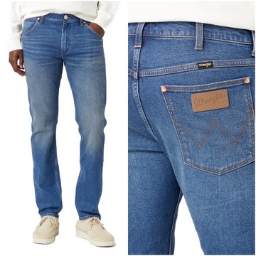 Męskie spodnie jeansowe dopasowane Wrangler 11MWZ W31 L32