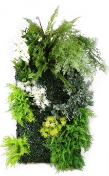 Зеленая перегородка Настенная подставка Настенная изгородь