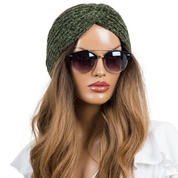 OPASKA TURBAN WĘZEŁ GRUBA CIEPŁA MODNA 7 KOLORÓW