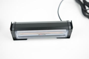 ОРАНЖЕВАЯ СТРОБОСКОПНАЯ ЛАМПА 4x COB 160мм, набор светодиодов 16см 12В 24В