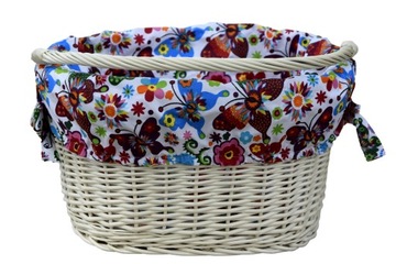 Плетеная ВЕЛОСИПЕДНАЯ КОРЗИНА для CLICK + вставка 16 УЗОРОВ