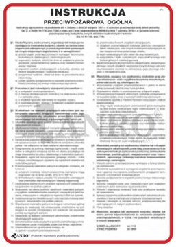 INSTRUKCJA PPOŻ OGÓLNA IP02 PCV