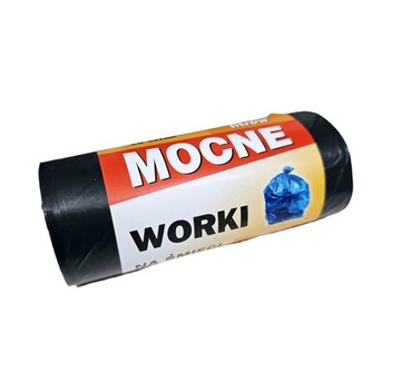 Worki na śmieci do odpadów zmieszanych 35L-18szt