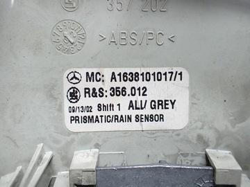 ZRCÁTKO VNITŘNÍ ZPÁTEČNÁ A1638101017 MERCEDES ML 270 W163 02R