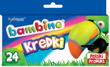 Мелки Bambino 24 цвета.