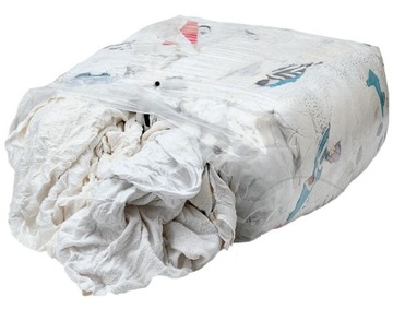 Czyściwo bawełniane białe cięte 10kg