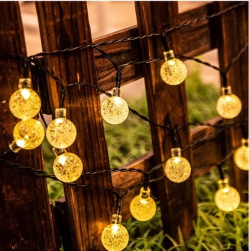 САДОВАЯ ГИРЛАНДА ЦЕПЬ ИЗ СОЛНЕЧНЫХ СВЕТОДИОДНЫХ ЛАМП 5м С