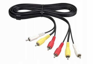 Kabel Thomson KBV844 3x RCA cinch-3x RCA cinch 10m