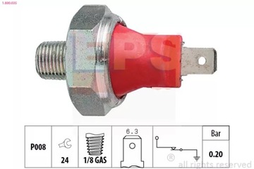 EPS 1.800.035 SENZOR TLAKU OLEJE