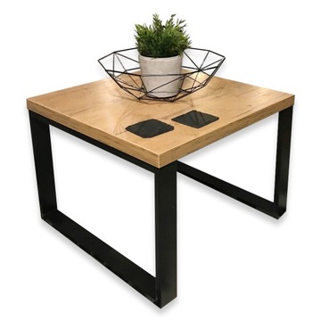 STOLIK KAWOWY INDUSTRIALNY LOFT 55x55x44 36mm